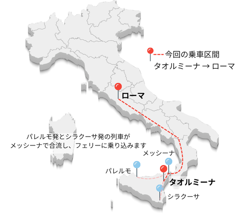 インターシティ・ノッテ 路線
