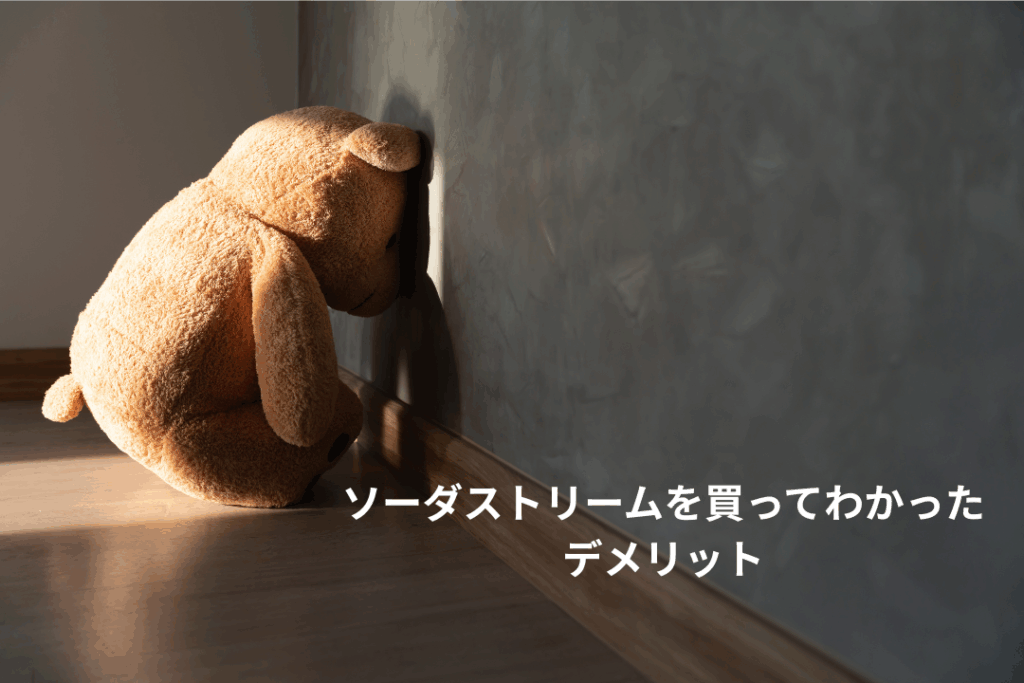 ソーダストリームを買ってわかったデメリット
