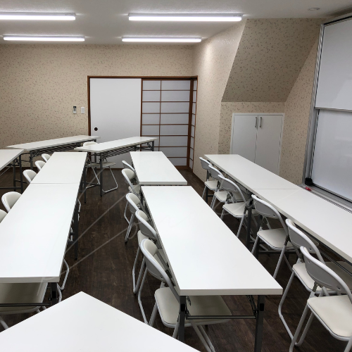 教室の写真です。町家を一部改装して教室にしました