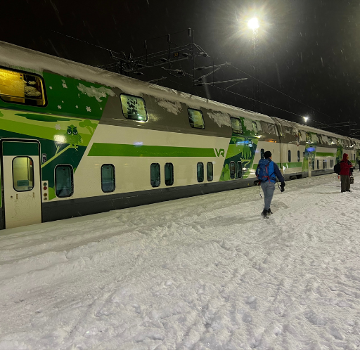 サンタクロース・エクスプレス。2階があるので大きい!