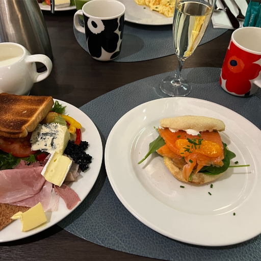 なんて豪華な朝食！