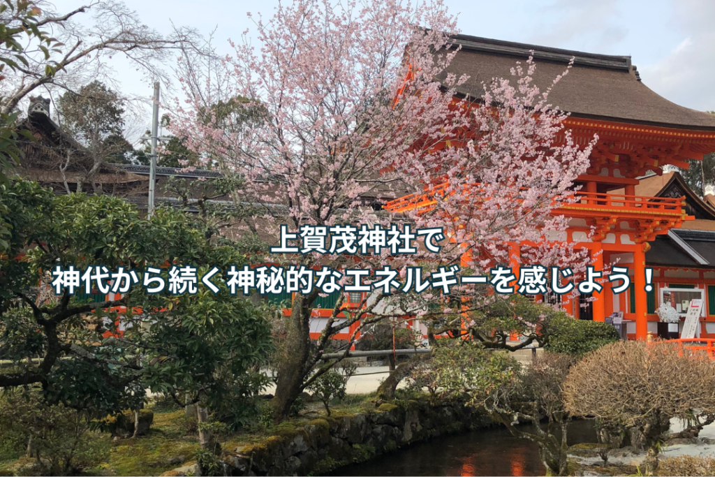 上賀茂神社で、神代から続く神秘的なエネルギーを感じよう!