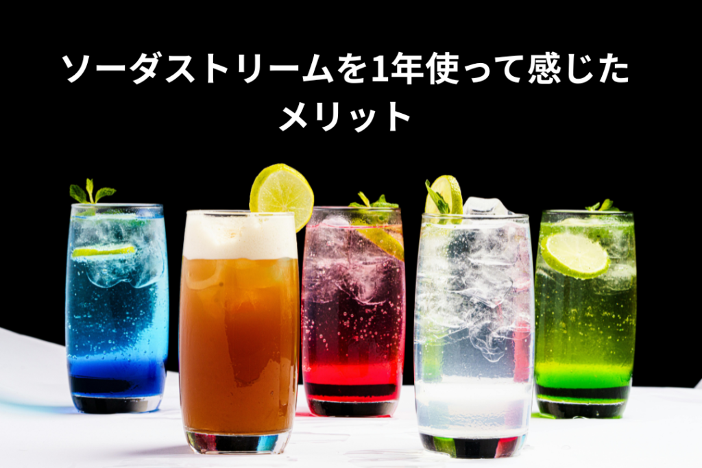 ソーダストリームを1年使って感じたメリット