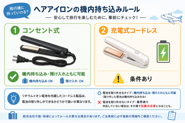 ヘアアイロンのルール